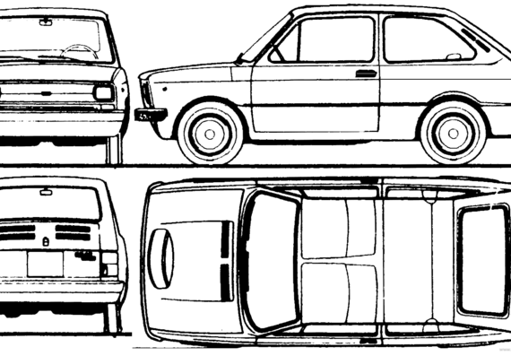 Seat 133 - Сеат - чертежи, габариты, рисунки автомобиля
