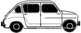 Seat 800 - Сеат - чертежи, габариты, рисунки автомобиля