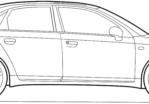 Seat Exeo (2011) - Сеат - чертежи, габариты, рисунки автомобиля