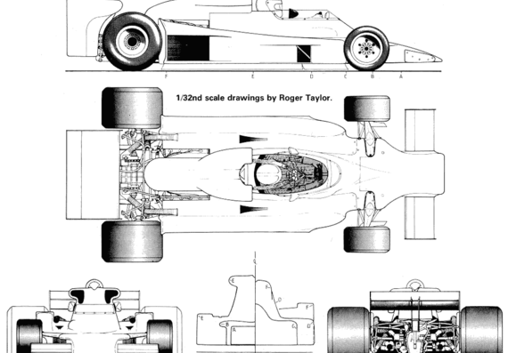 Shadow DN 8 - Racing Classics - drawings, dimensions, pictures of the car