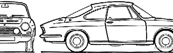 Simca 1200S Coupe - Simca - drawings, dimensions, pictures of the car