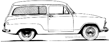 Simca Aronde P60 Artisanale (1960) - Симка - чертежи, габариты, рисунки автомобиля
