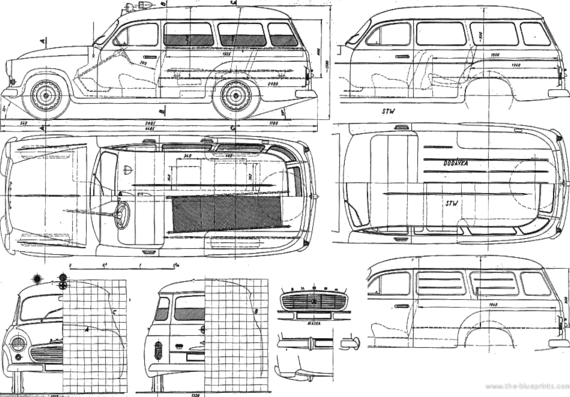 Skoda 1202 Station - Skoda - drawings, dimensions, pictures of the car