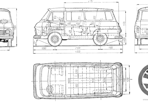 Skoda 1203 (1981) - Skoda - drawings, dimensions, pictures of the car