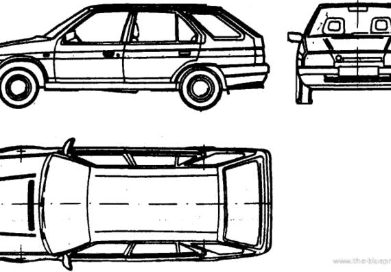Skoda Favorite Forman - Skoda - drawings, dimensions, pictures of the car