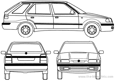 Skoda Felicia Combi - Skoda - drawings, dimensions, pictures of the car
