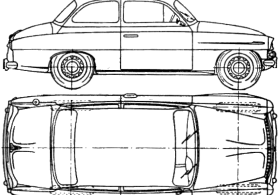 Skoda Octavia (1951) - Skoda - drawings, dimensions, pictures of the car