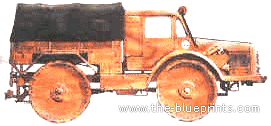 Skoda RSO typ 175 Raupen Schlepper Ost - Skoda - drawings, dimensions, pictures of the car