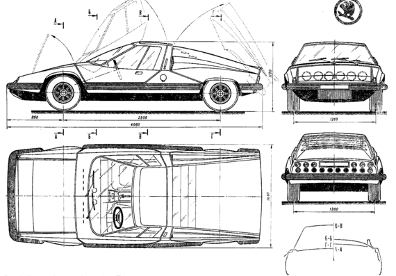 Skoda Super Sport - Skoda - drawings, dimensions, pictures of the car