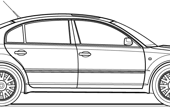 Skoda Superb (2006) - Skoda - drawings, dimensions, pictures of the car