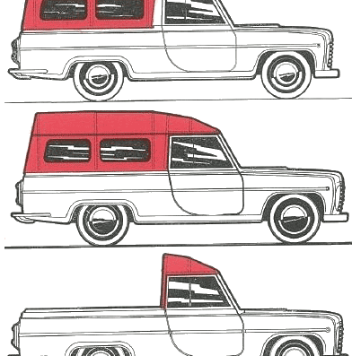 Skopak - Разные автомобили - чертежи, габариты, рисунки автомобиля