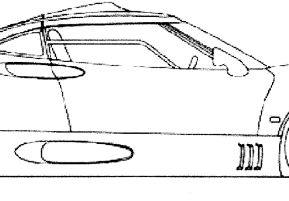 Spyker C8 Lavioletee (2007) - Спайкер - чертежи, габариты, рисунки автомобиля