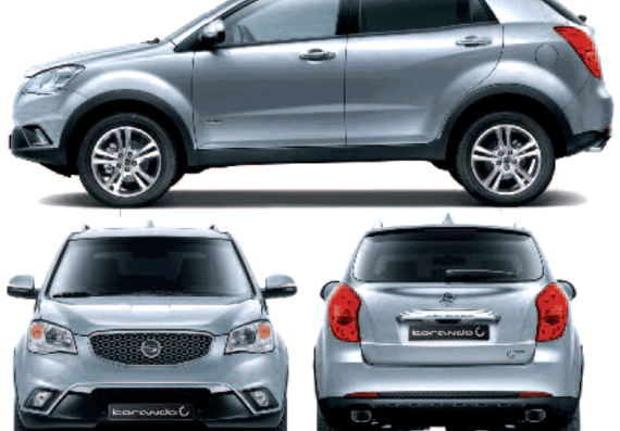Ssangyong Korando C (2011) - SanJong - drawings, dimensions, pictures of the car