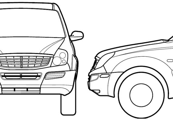 Ssangyong Rexton (2006) - SanJong - drawings, dimensions, pictures of the car