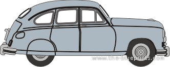 Standard Vanguard - Разные автомобили - чертежи, габариты, рисунки автомобиля