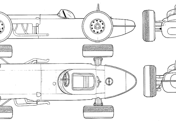 Studebaker STP Special - Гоночный Classics - чертежи, габариты, рисунки автомобиля