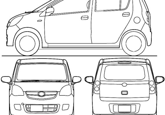 Subaru Pleo Limited L 5-Door (2010) - Subaru - drawings, dimensions, pictures of the car