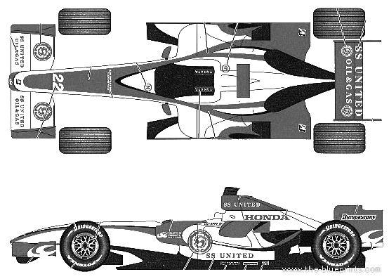 Super Aguri SA07 GP of Australia (2007) - Various cars - drawings, dimensions, pictures of the car