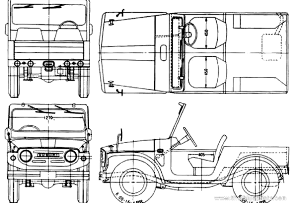 Suzuki LJ10 - Suzuki - drawings, dimensions, pictures of the car