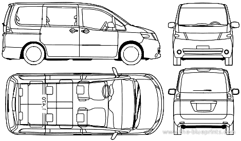 Suzuki Landy (2007) - Сузуки - чертежи, габариты, рисунки автомобиля