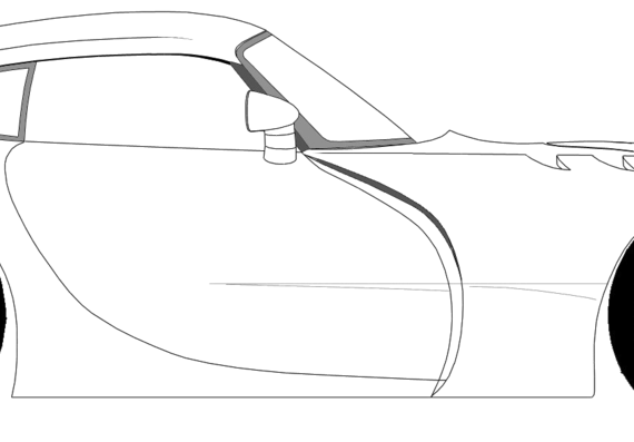 TVR Sagaris (2008) - TVR - drawings, dimensions, figures of the car