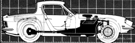 TVR Tuscan (1967) - TVR - drawings, dimensions, pictures of the car