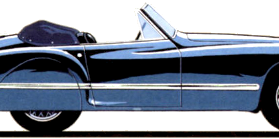 Talbot-Lago T26 Grand Sport Cabriolet (1949) - Talbot - drawings, dimensions, pictures of the car