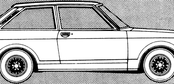 Talbot Sunbeam 1300 GLS (1980) - Тальбот - чертежи, габариты, рисунки автомобиля