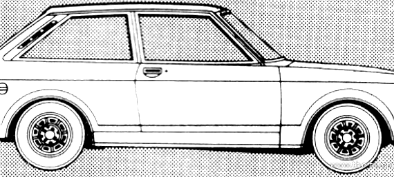 Talbot Sunbeam 1600 GLS (1980) - Тальбот - чертежи, габариты, рисунки автомобиля