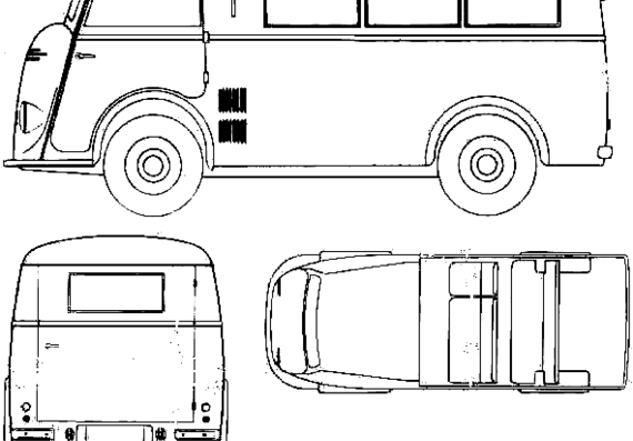 Tempo Matador 1000 - Разные автомобили - чертежи, габариты, рисунки автомобиля