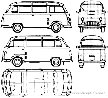 Tempo Rapid Kombi (1959) - Темпо - чертежи, габариты, рисунки автомобиля