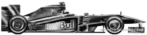 Toro Rosso Ferrari STR04 F1 GP (2009) - Разные автомобили - чертежи, габариты, рисунки автомобиля