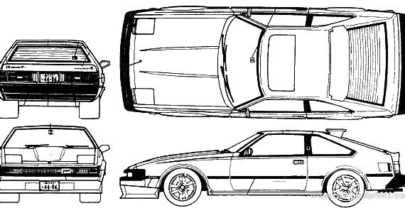 Toyota Celica 2.8GT - Toyota - drawings, dimensions, pictures of the car