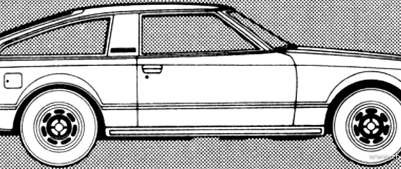 Toyota Celica GT (2000) - Тойота - чертежи, габариты, рисунки автомобиля