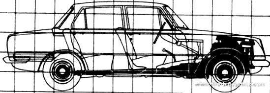 Toyota Corona 1500 (1967) - Toyota - drawings, dimensions, pictures of the car
