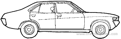 Toyota Corona Mark II (1973) - Toyota - drawings, dimensions, pictures of the car