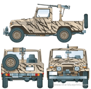 Toyota Land Cruiser - Toyota - drawings, dimensions, pictures of the car