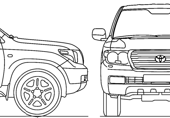 Toyota Land Cruiser 200 V8 Amazon (2008) - Toyota - drawings, dimensions, pictures of the car
