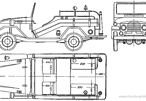 Toyota Land Cruiser FJ24 (1958) - Toyota - drawings, dimensions, pictures of the car