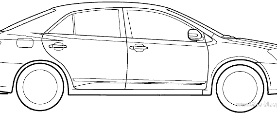 Toyota Premio (2012) - Toyota - drawings, dimensions, pictures of the car