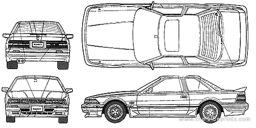 Toyota Soarer 3.0GT - Toyota - drawings, dimensions, pictures of the car