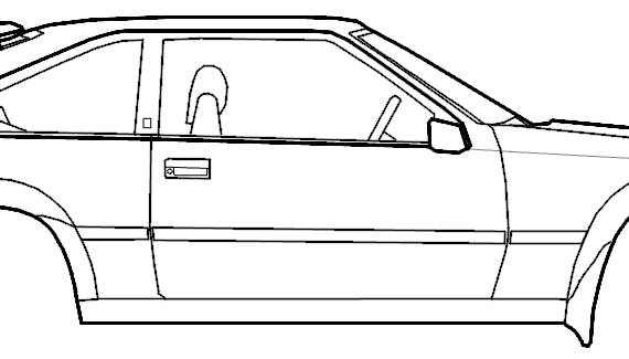 Toyota Supra (MA67) - Тойота - чертежи, габариты, рисунки автомобиля