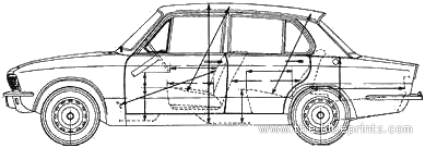 Triumph 1500 - Triumph - drawings, dimensions, pictures of the car