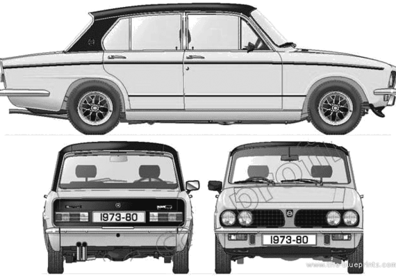 Triumph Dolomite Sprint 1973-80 - Triumph - drawings, dimensions, pictures of the car