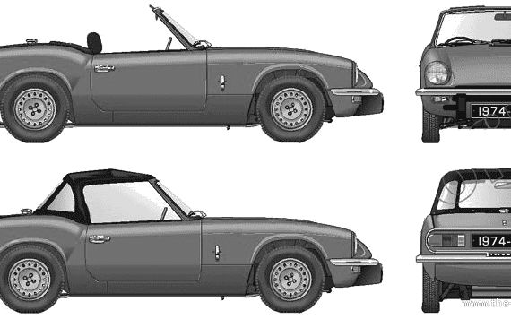 Triumph Spitfire Mk.IV 1500 (1979) - Triumph - drawings, dimensions, pictures of the car