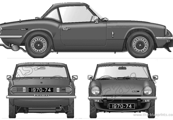 Triumph Spitfire Mk.IV Hard Top (1972) - Triumph - drawings, dimensions, pictures of the car