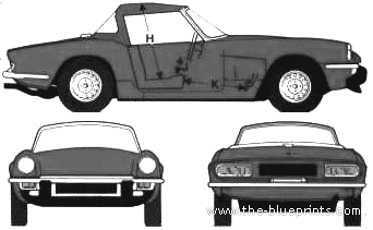 Triumph Spitfire Mk. IV 1500 (1975) - Triumph - drawings, dimensions, pictures of the car