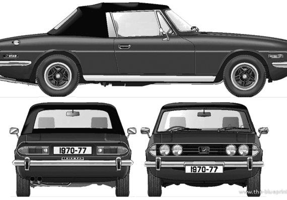 Triumph Stag MkII (1975) - Triumph - drawings, dimensions, pictures of the car
