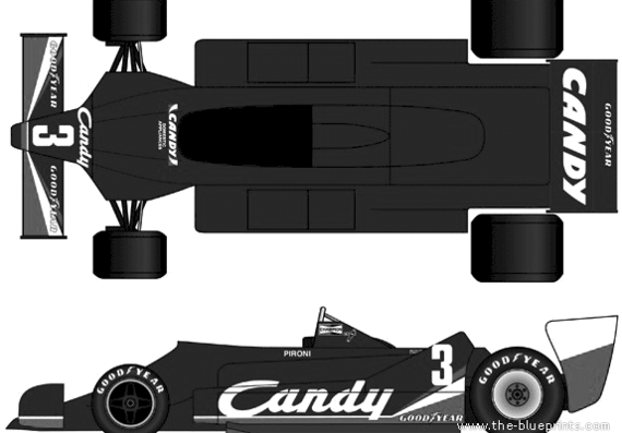 Tyrrell 009 (1998) - Лотус - чертежи, габариты, рисунки автомобиля