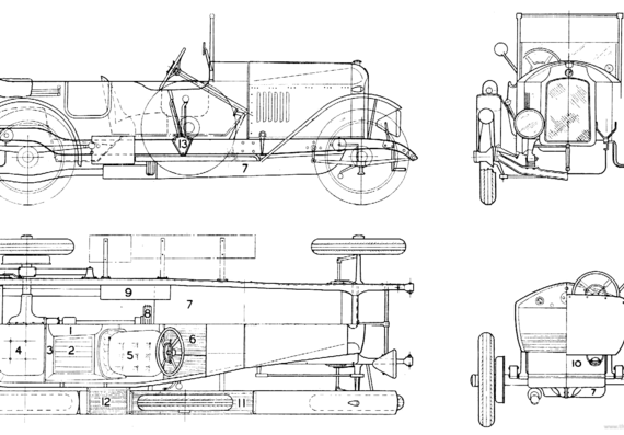 Vauxhall 30-98 E-Type (1924) - Vauxhall - drawings, dimensions, pictures of the car